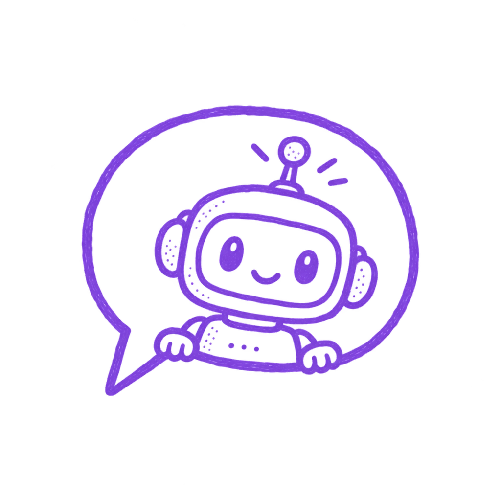 Hand-drawn illustration representing AI Optimization