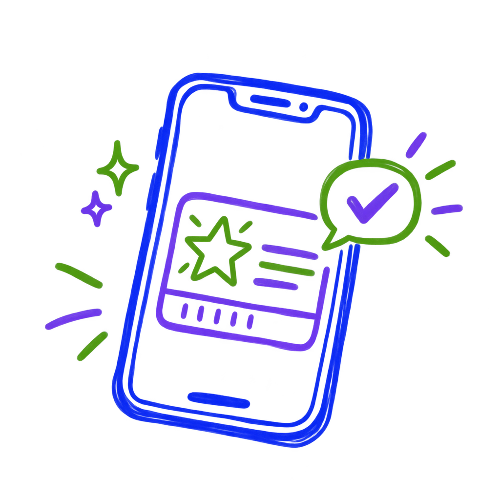 Hand-drawn illustration representing Custom Apps