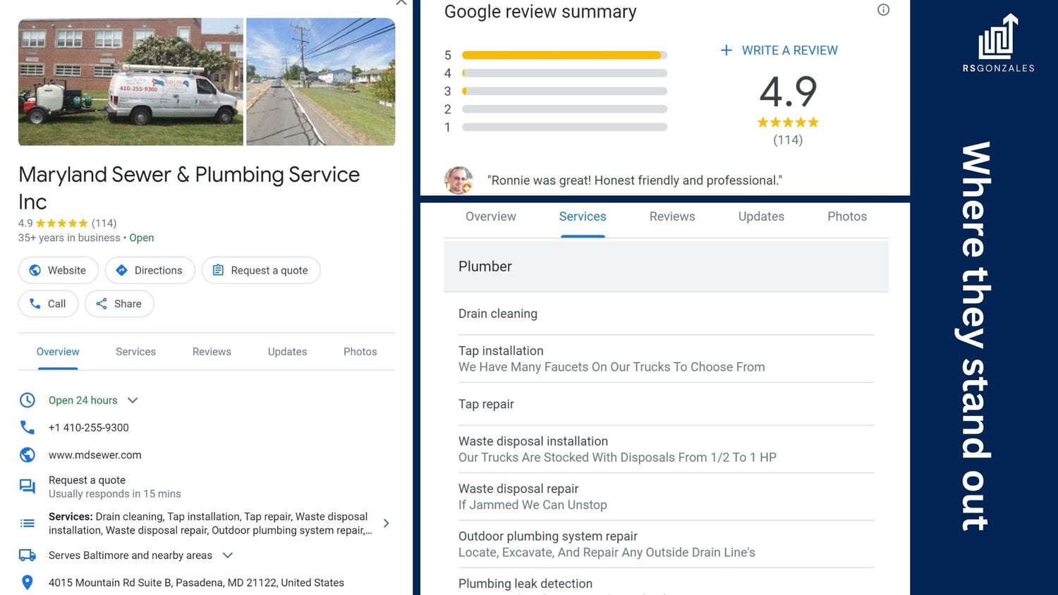 Google Business Profile listing on a phone, the free tool that drives more calls for local businesses